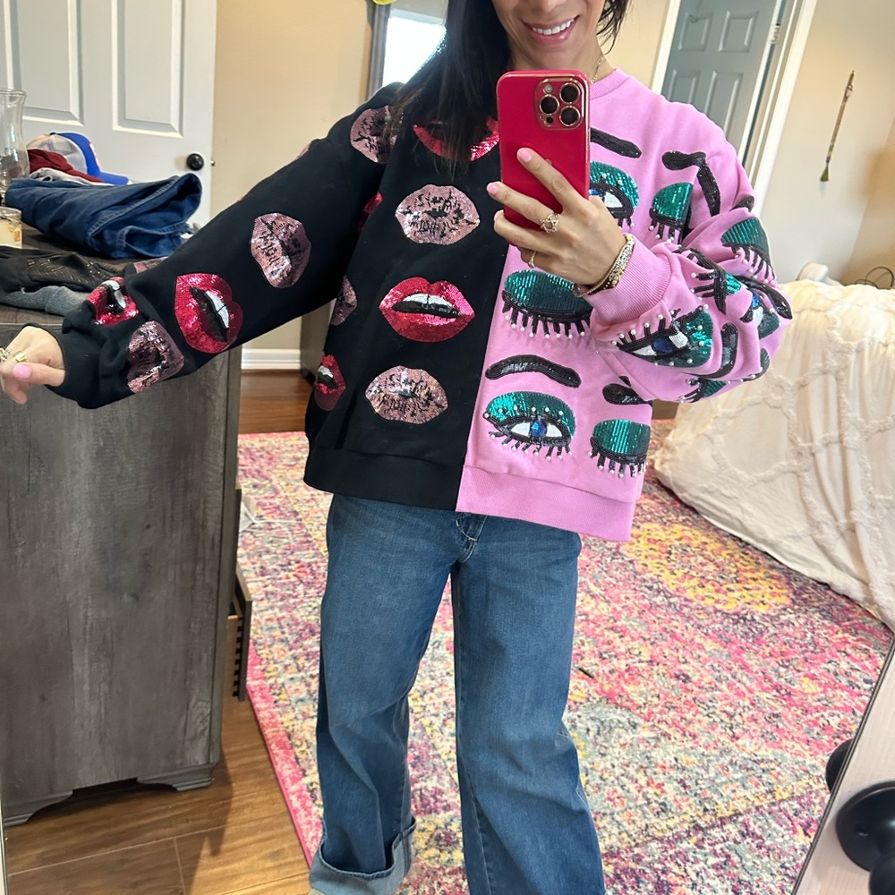 Stylish Black and Pink Women's Jacket